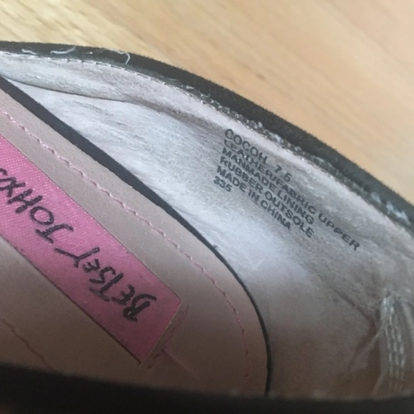 Betsey Johnson black and leopard print flats - Picture 6 of 7